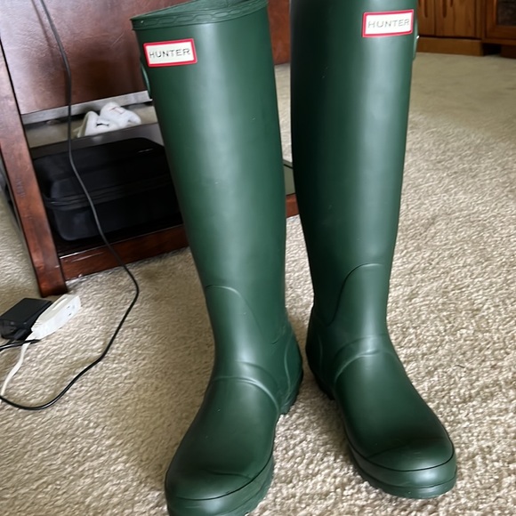 Original Hunter Tall Rain Boots Hunter Green - Picture 3 of 6